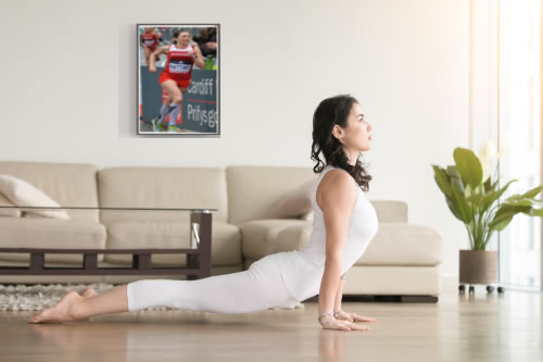 Digital Frame For The Exercise Enthusiast