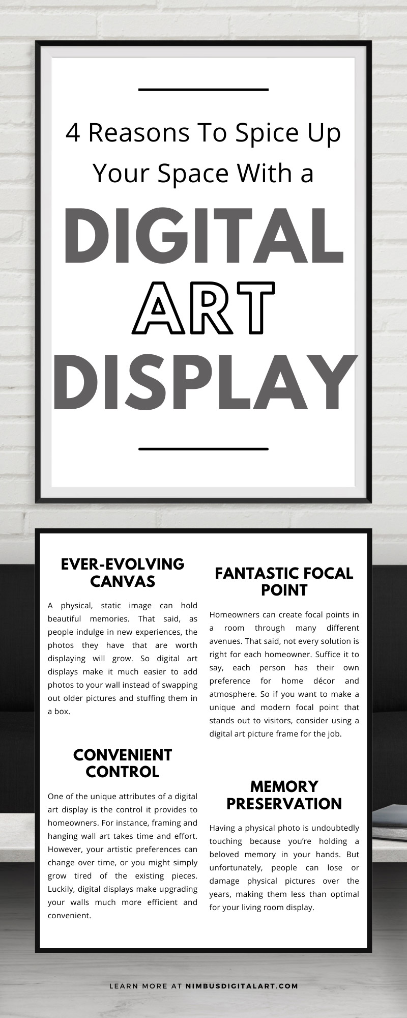 4 Reasons To Spice Up Your Space With a Digital Art Display